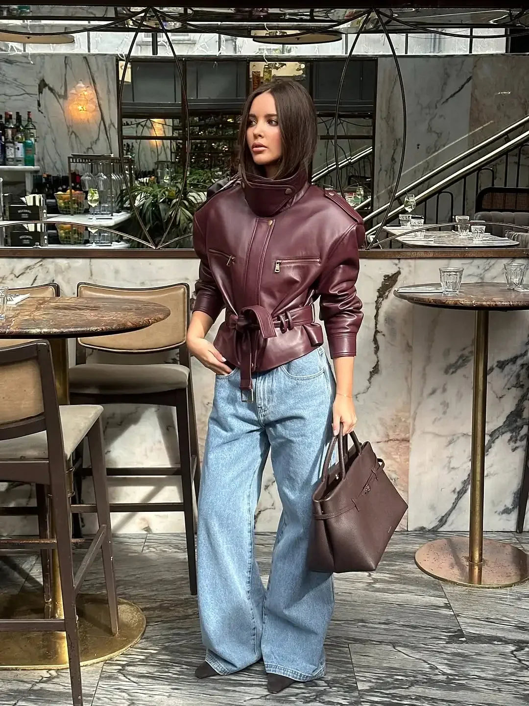 Bordeaux Luxe Jacket
