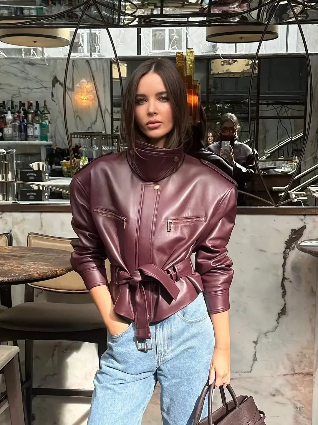 Bordeaux Luxe Jacket